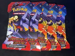 (Lot Of 5) Pokemon TCG Destined Rivals Sleeved Booster Packs New Factory Sealed - Image 1