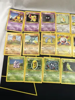 Pokemon TCG Base Set Vintage WOTC Non Holo Vintage Lot 27x - Image 2