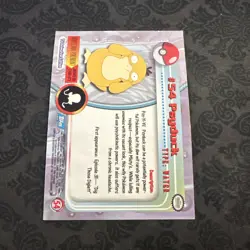 Psyduck # 54 Foil Topps Pokemon Blue Label - Image 2