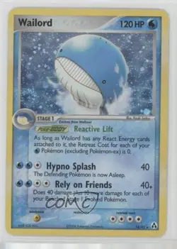 Wailord Holo Pokemon EX Legend Maker #14 2006 - Image 1