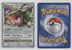 Rayquaza C Lv X Pokemon Diamond & Pearl Black Star Promo #DP47 2007 - Image 3