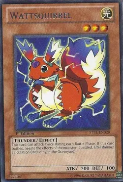 1x (NM) Wattsquirrel - STBL-EN029 - Rare - 1st Edition YuGiOh - Image 1