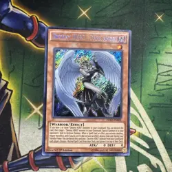 Yugioh! Destiny HERO - Dark Angel DESO-EN005 Secret Rare 1st Edition NM - Image 1