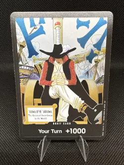 DON!! - Hawk-Eye Mihawk | OP14| One Piece | The Azure Sea's Seven | Foil - Image 1