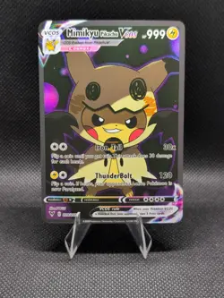 Pikachu Halloween Mimikyu Cosplay Cute Doujin ACG HOLO Card - Near Mint FS - Image 1