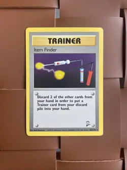 Pokemon TCG Trainer Item Finder 103/130 Card 2000 Base Set 2 - Image 4