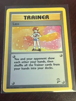 Pokemon Card - Lass Base Set 2 104/130 Rare - Image 1