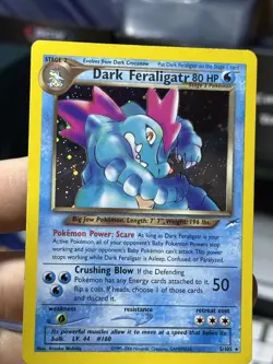 Dark Feraligatr 5/105 2000 Neo Destiny 2000 Holo Rare WOTC Pokemon Card TCG - Image 5
