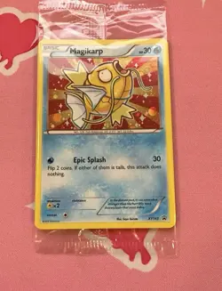 Pokemon TCG Magikarp XY Black Star Promos Holo Card XY143 Sealed - Image 1