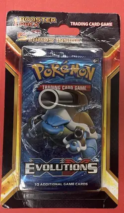 Pokemon TCG XY Evolutions Booster Pack +5 Cards Blister Pack - Image 1