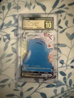 CGC 10 Pristine Ditto VMAX Shiny 324/190 SSR Shiny Star V s4a Pokemon Card - Image 1