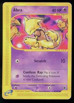 Abra 93/165 e-Series Expedition Base Set Non Holo Pokemon Card - Image 1