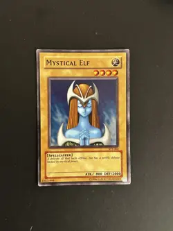 Yu-Gi-Oh TCG Mystical Elf SYE-002 Unlimited Common Card LP-NM - Image 1