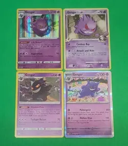 Pokemon Alternate Art Gengar Holographic Cards Lot Of 4 NM-MINT Condition Nice! - Image 1