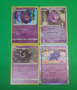 Pokemon Alternate Art Gengar Holographic Cards Lot Of 4 NM-MINT Condition Nice! - Image 3