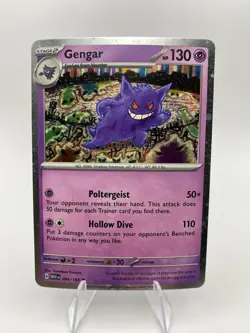 Gengar 094/165 151 Sam’s Club Cosmo Holo Promo Pokemon Scarlet & Violet Card NM - Image 1
