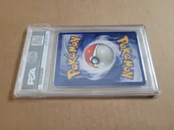 1999 Blastoise Base Set Holo Rare NO STAGE Error Pokemon Card PSA 6 EX MT - Image 5