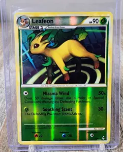 Pokemon TCG Call of Legends Leafeon Card 13/95 Reverse Holo Rare - Image 1
