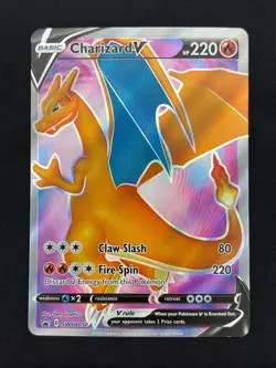 Charizard V SWSH050 - Black Star Promo - Near Mint NM Pokemon Card - Image 1