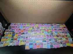 Lot of 148 Pokemon cards Holo And Reverse Holo Cards - Image 1