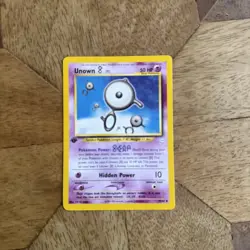 Pokemon Card Unown [B] 39/64 Neo Revelation First Edition - Image 1