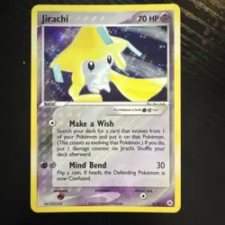 Jirachi Holo Rare 8/101 Hidden Legends Pokemon Card 2004 EXCELLENT CONDITION - Image 1