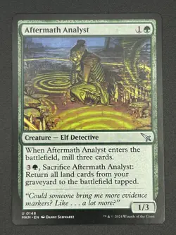 Aftermath Analyst - Murders at Karlov Manor -Magic the Gathering (MTG) #148 - Image 1