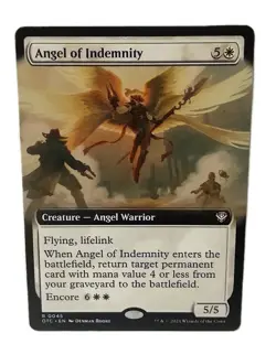 Angel of Indemnity (Extended Art) Commander: Outlaws of Thunder Junction Regular - Image 1