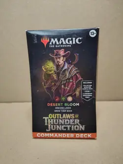 Outlaws of Thunder Junction: Commander Deck - Desert Bloom MTG Brand New Sealed - Image 1