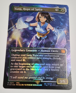 Magic MTG Final Fantasy Yuna, Hope of Spira Chocobo Track Foil Rare Pack Fresh - Image 1