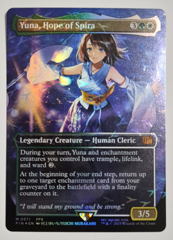 Magic MTG Final Fantasy Yuna, Hope of Spira Chocobo Track Foil Rare Pack Fresh - Image 2