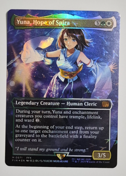 Magic MTG Final Fantasy Yuna, Hope of Spira Chocobo Track Foil Rare Pack Fresh - Image 3