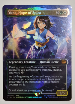 Magic MTG Final Fantasy Yuna, Hope of Spira Chocobo Track Foil Rare Pack Fresh - Image 5