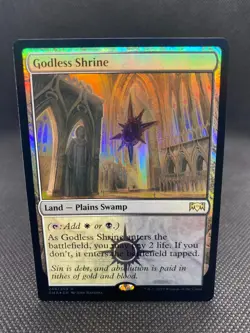 MTG Godless Shrine - Ravnica Allegiance NM/Foil English - Image 1