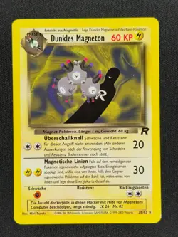 Dark Magneton 28 German Pokemon Rocket 2000 LP 🔥🔥🔥 - Image 1