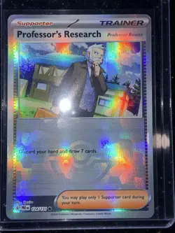 Professors Research 124/131 Poke Ball Prismatic Evolutions -NM- Pokemon TCG - Image 1