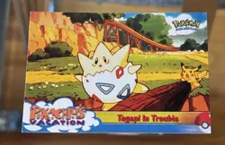 Togepi in Trouble Pokemon Topps Pikachu's Vacation #45 - Image 1