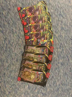 Pokemon Mega Evolution Phantasmal Flames Booster Packs All 9 Packs - Image 1
