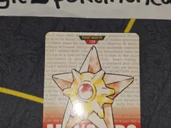 Bandai Pokemon Carddass Set 1 Part 2 Staryu #120 (Red Version) MP front/NM back - Image 2