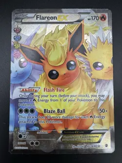Flareon EX Full Art RC28-32 Pokemon Generations: Radiant Collection 2016 - Image 3
