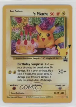 _____'s Pikachu (Wizards Black Star Promo) Pokemon Celebrations #24 - Image 1