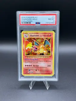 💥CHARIZARD HOLO #11/108 Pokemon Evolutions PSA 8 NM-MT - Image 1
