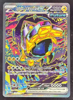 2025 Pokemon SV Prismatic Evolutions - PRE EN #154/131 Iron Hands ex - Image 1