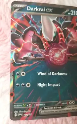 Pokemon Darkrai ex SVP 110 Scarlet & Violet Black Star Promo Battle Academy 2024 - Image 2