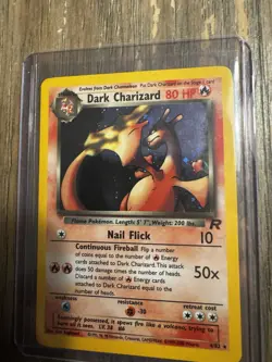 Dark Charizard - 4/82 - Holo Rare - Unlimited Edition LP, English Pokemon Team R - Image 1