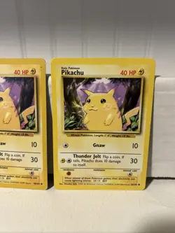 Pokemon Pikachu 58/102 Yellow Cheeks Base Set 1999 Non Holo - Image 5
