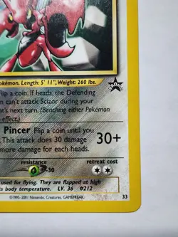Scizor Pokemon Black Star Promo #33 - Image 5