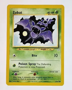 Zubat - 59/64 - Neo Revelation - Common - Pokemon TCG - LP - Image 1