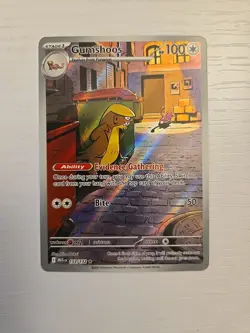 Pokemon TCG Gumshoos 153/132 Mega Evolution Illustration Rare - Image 1