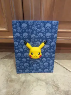 Pokemon Pikachu “My Trainer Journey!” Activity Book Journal Notebook Blue Cover - Image 1